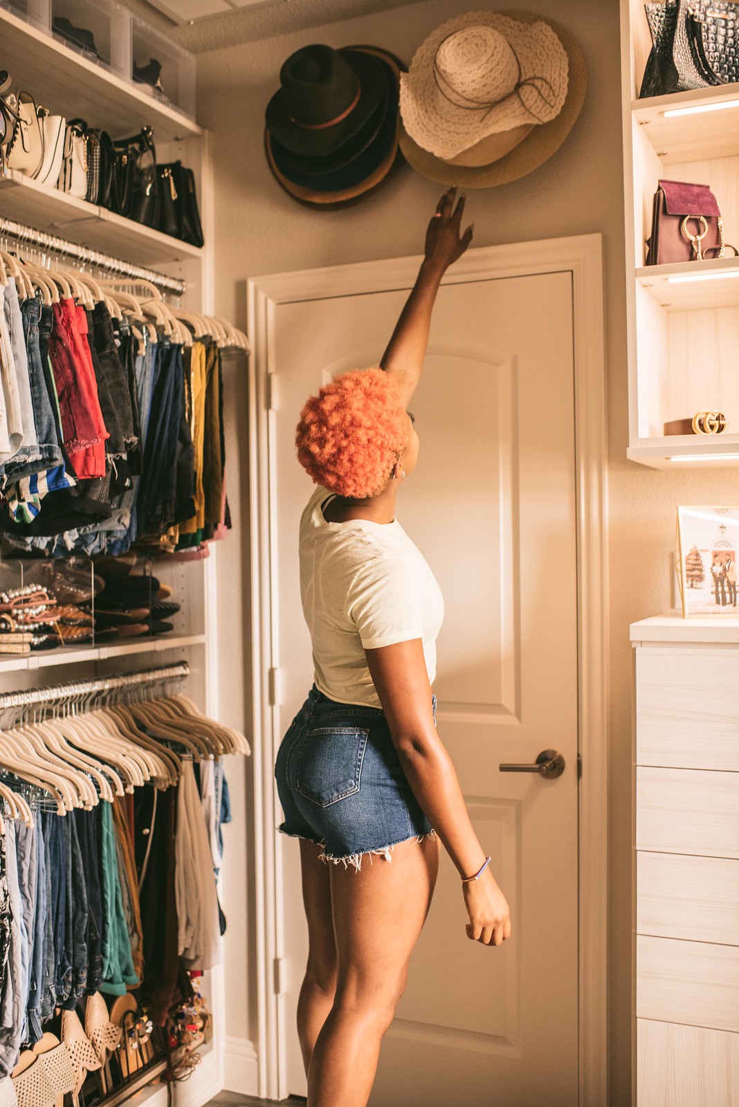 fashion blogger closet tour California closets