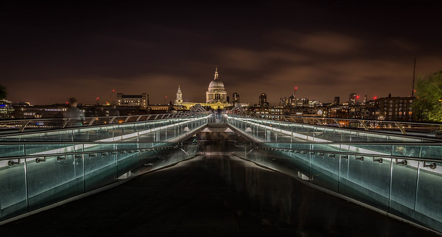 The Millennium Bridge.