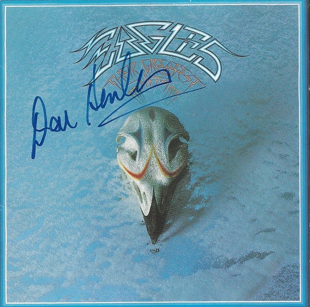 The Eagles autographed Greatest Hits cd jacket by Don Henley