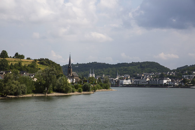 Approaching Boppard, The Rhine, Germany