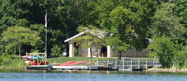 Wheaton, IL, Herrick Lake Forest Preserve, Boat House