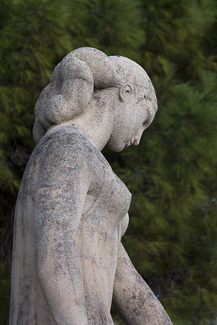 Statue in Jardin Albert 1er, Nice, Côte d'Azur, France