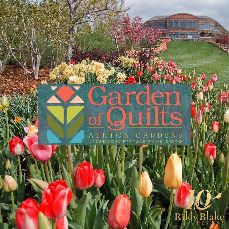 Garden of quilts at THanksgiving point