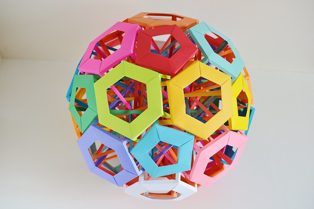 6 Interlocking Pentagonal Prisms+ 10 Interlocking Irregular Hexagonal Prisms (Byriah Loper)