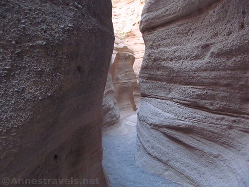 Slot canyon in Kasha-Katuwe Tent Rocks National Monument, New Mexico