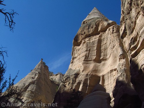 Rock formations in the canyon at Kasha-Katuwe National Monument, New Mexico