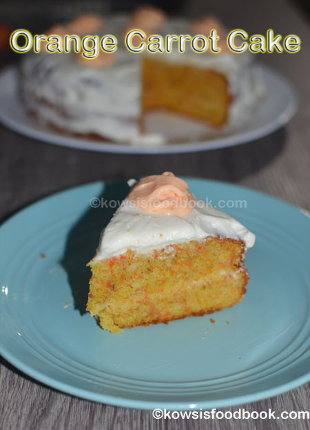 Orange Carrot Cake Recipe