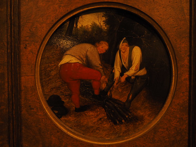 Pieter Brueghel the Younger, c. 1620?, Two Peasants Binding Faggots