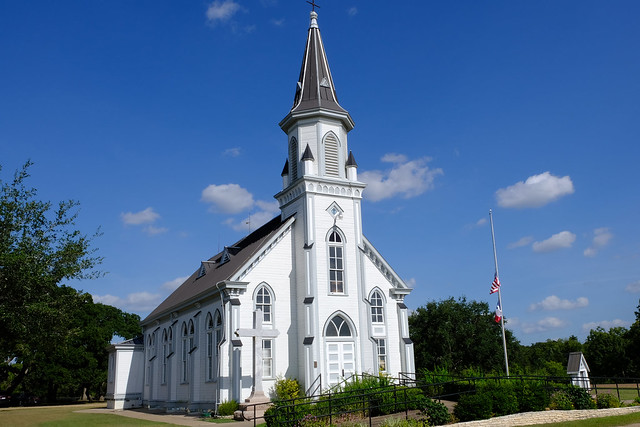 Sts. Cyril and Methodius Church Exterior, Dubina, Texas (in Explore)