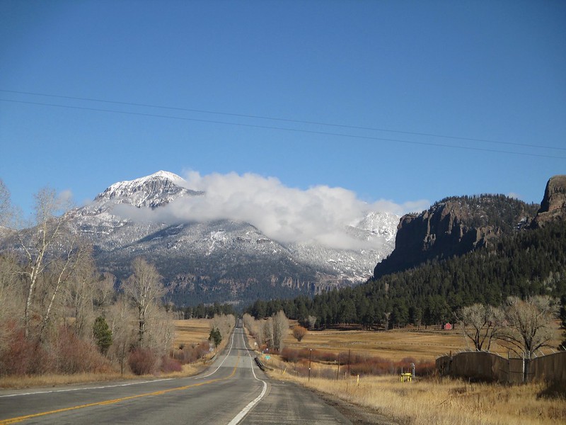 Highway 160 Through The Southern Colorado Rocky Mountains