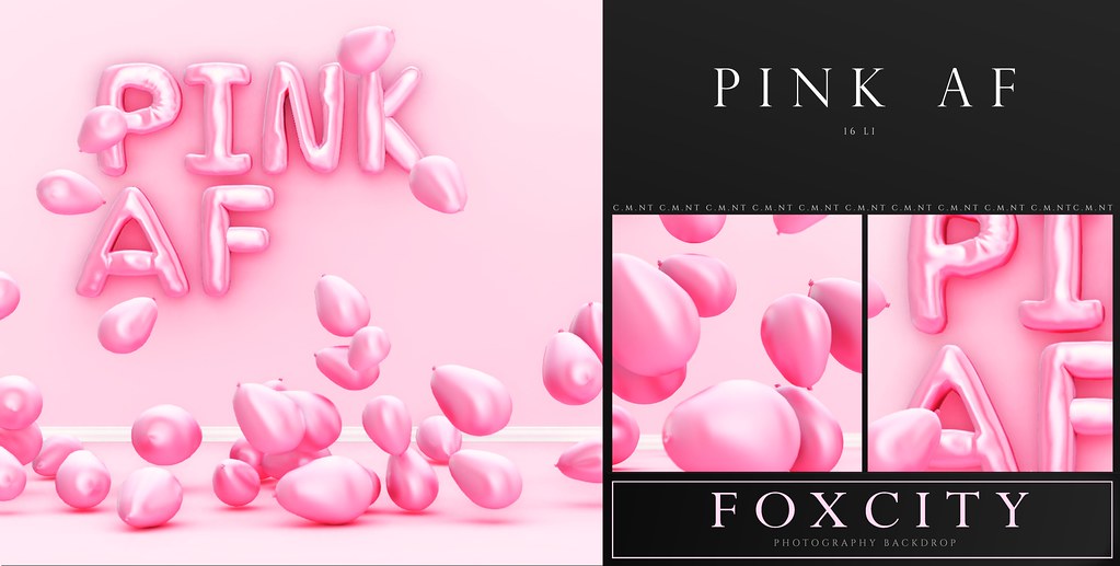 FOXCITY. Photo Booth – Pink AF