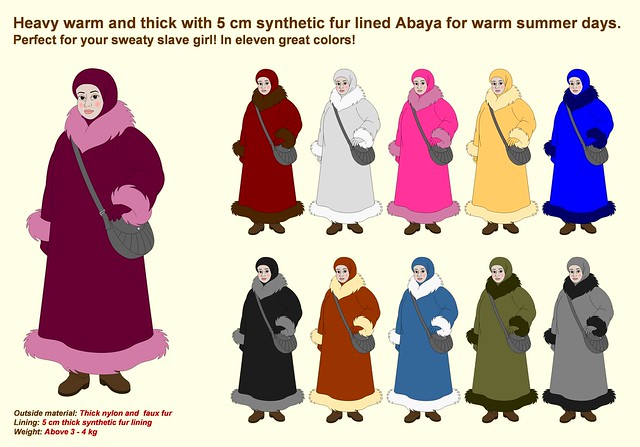 Heavy  warm Abaya