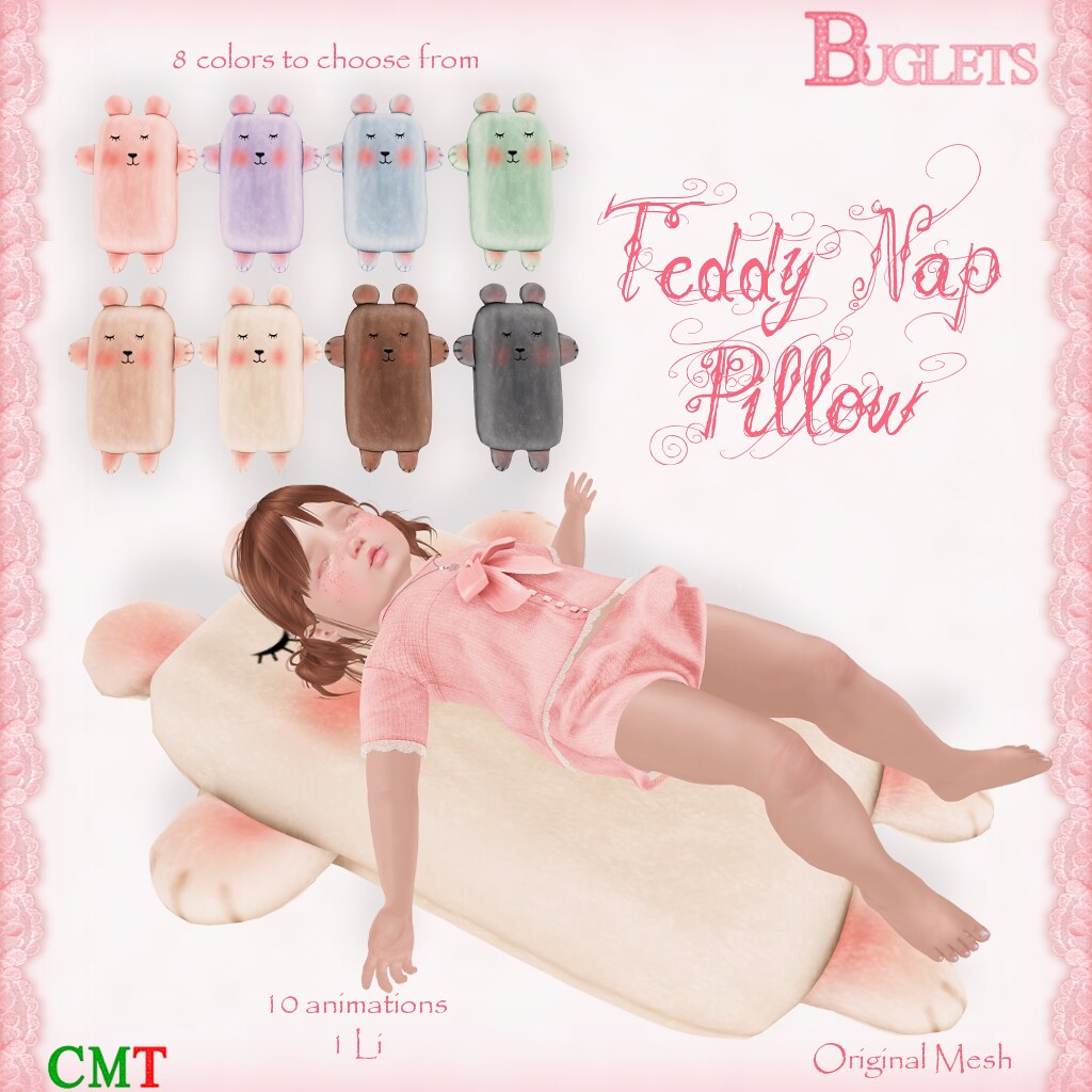 Teddy Nap Pillows AD - TeleportHub.com Live!