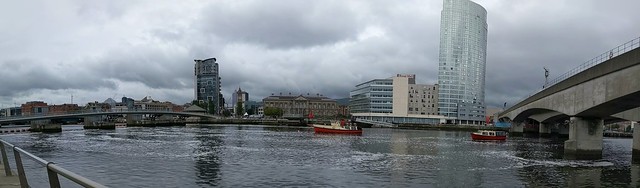 Belfast viewed from east shore of Lagan River
