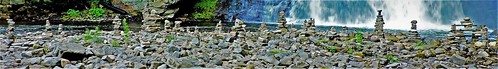 mypics highfalls campground chateaugay newyork usa america woods forest river inukshuk inuksuk