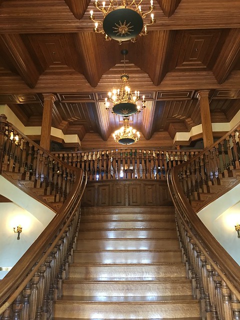 Ledson Castle grand staircase