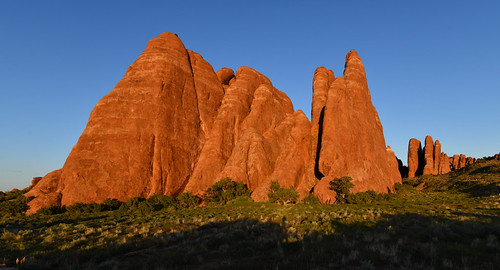USA - Utah - Arches National Park - Sand Dune at sunset by AlCapitol, usa us etatsunis utah archesnationalpark nikon d850 sunset coucherdesoleil sanddune