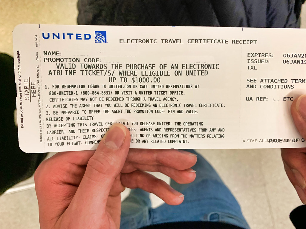 united travel voucher