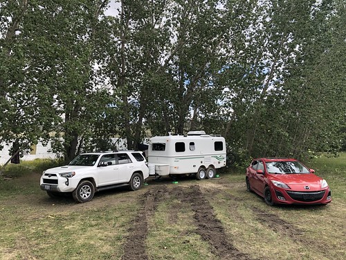 Saskatchewan Landing - the campsite