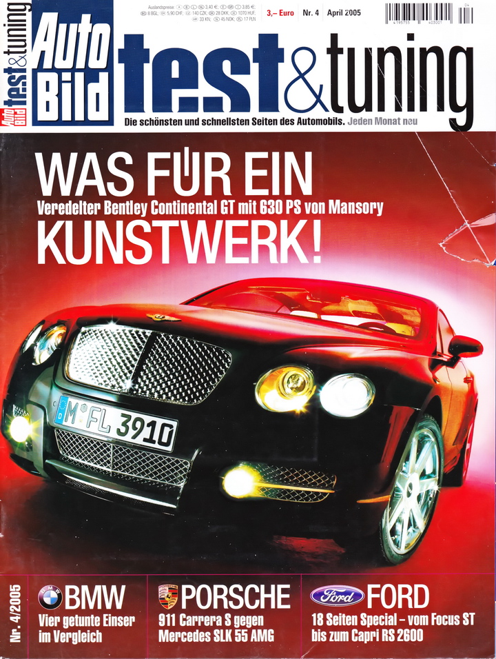 Image of Auto Bild Test & Tuning - 2005-04 - cover