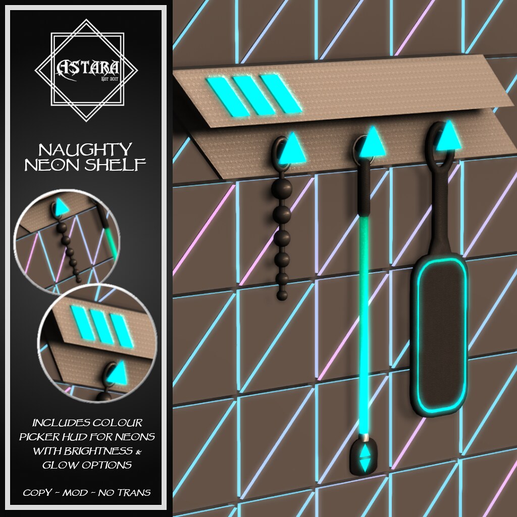 Astara – Naughty Neon Shelf
