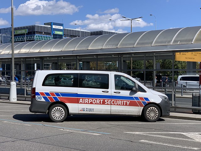 Airport Security Vehicle - Prague Airport, Czech Republic