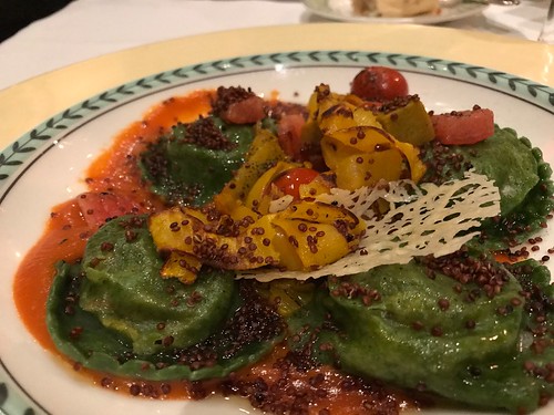 Quinoa Ravioli at El Tupay Restaurant. From History Comes Alive at the Belmond Hotel Monasterio in Cusco