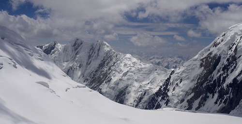 View of Tajikistan by brantliveson, View from Lenin at 6100 meters (20,000 ft) mountain peak kyrgyzstan lenin mountaineering travel expl