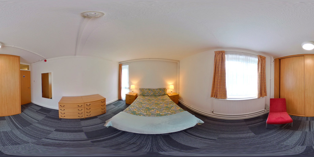 Lister House 1 Bedroom Flat Bedroom (360°)