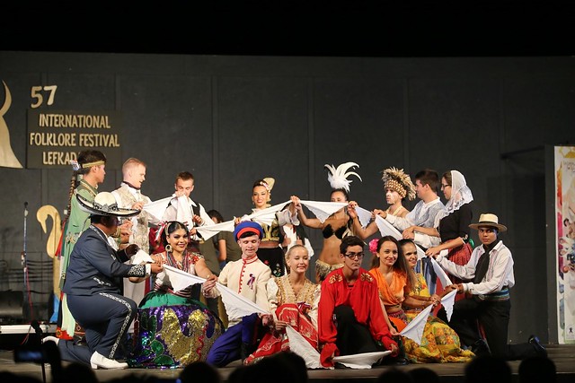 Τελετή έναρξης του 57ου Διεθνούς Φεστιβάλ Φολκλόρ Λευκάδας
