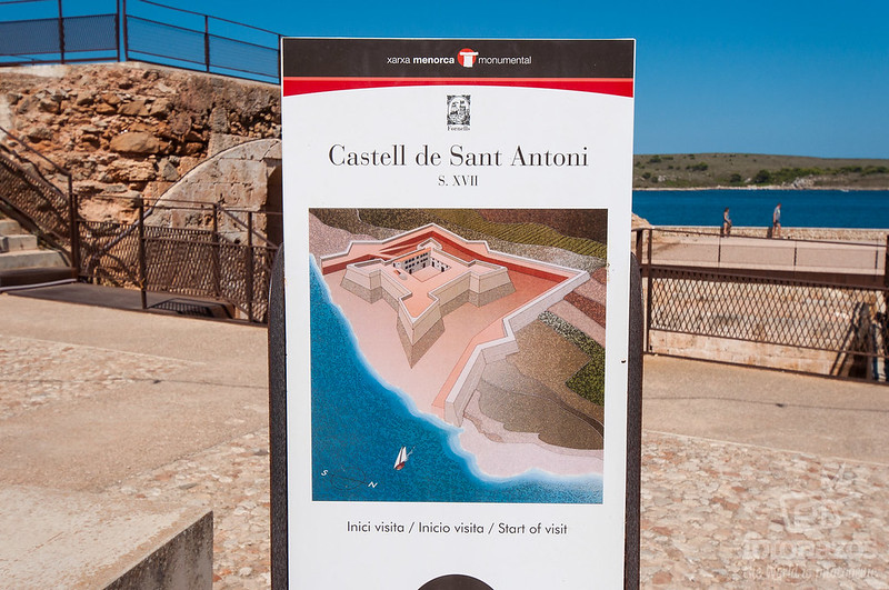 El Castillo de San Antonio en Fornells, Menorca