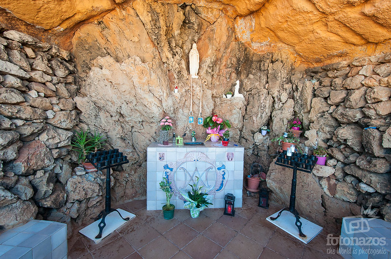 La ermita de Lourdes en Fornells, Menorca