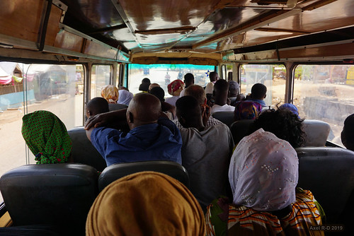 africa afrique autobus ghana personnes