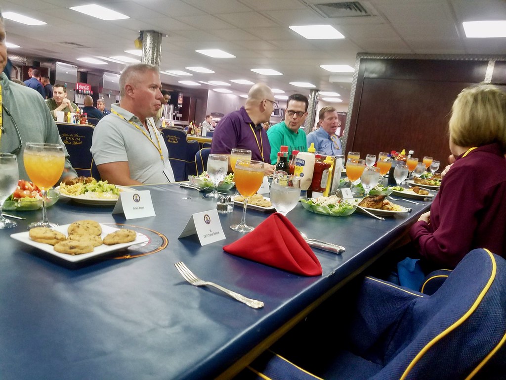 Dining Room On An Aircraft Carrier