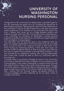 personal statement master of nursing