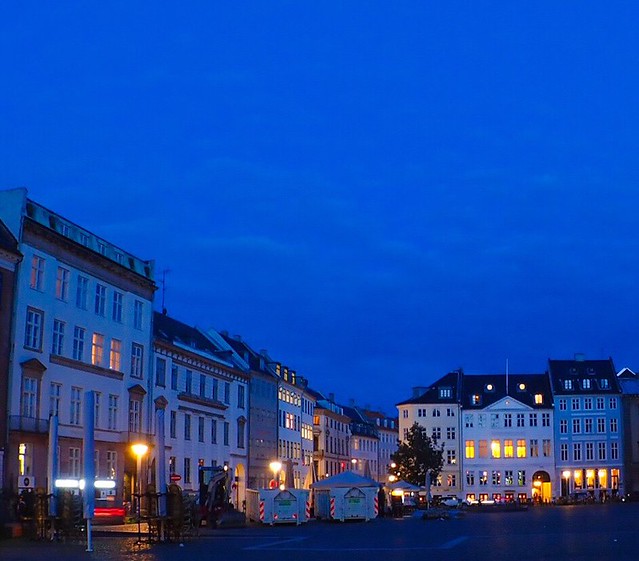 Copenhagen by night.