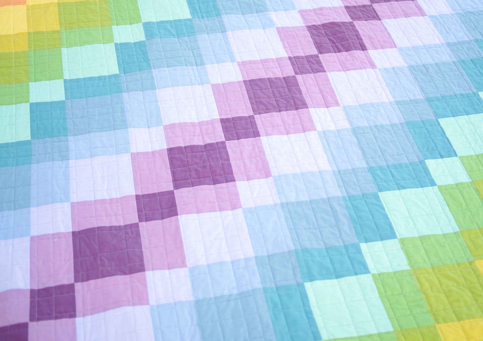 Watercolor Echelon Quilt - Kitchen Table Quilting