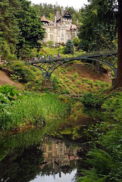 Cragside reflection or spot the photographer