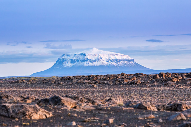 The quuen of Icelandic mountains Herdubreid