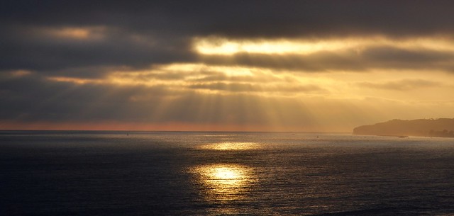 San Clemente Sunset Rays of Light