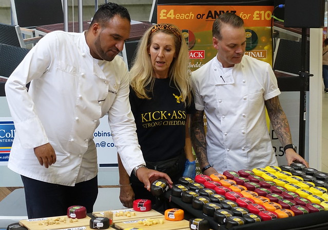 Chefs Michael Caines and Simon Wood at Bolton Food Festival 2019