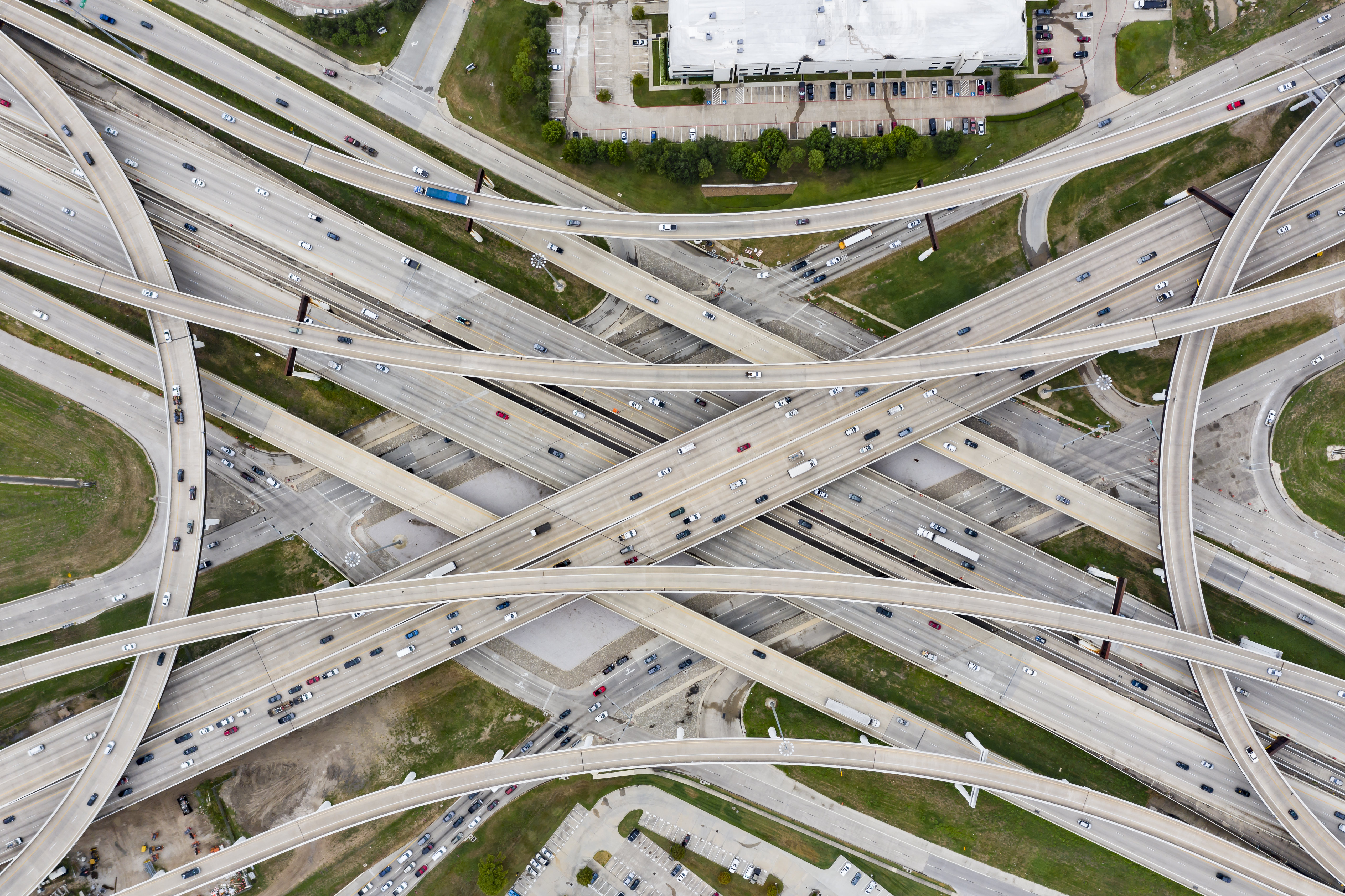 Houston Spaghetti Highways - [5120 × 3411] : rInfrastructurePorn
