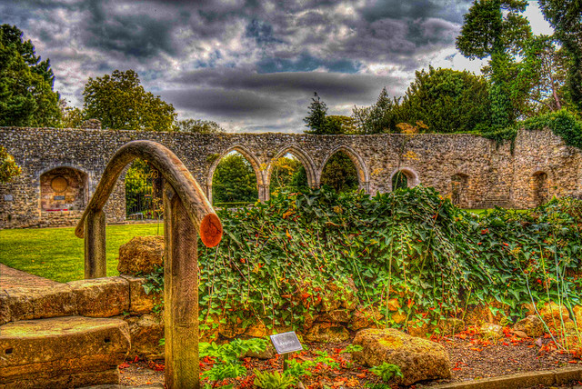 Remains of a Cistercian abbey,