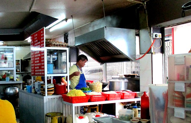 Fried noodles stall