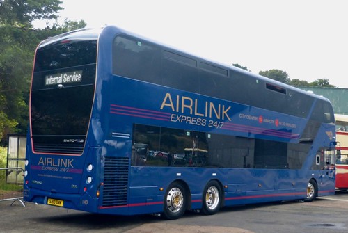 SB19 GNK ‘Lothian Buses’ No. 1140 ‘AIRLINK Express 24/7’. Volvo B8L / Alexander Enviro400XLB /3 on Dennis Basford’s railsroadsrunways.blogspot.co.uk’