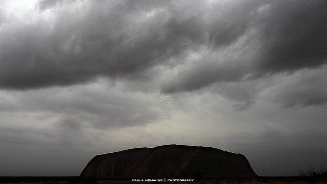 Rain on Uluru Ayers Rock