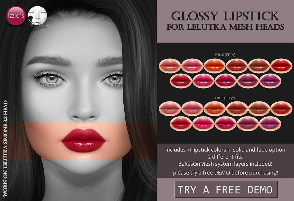 LeLutka Glossy Lipstick (Uber) - TeleportHub.com Live!