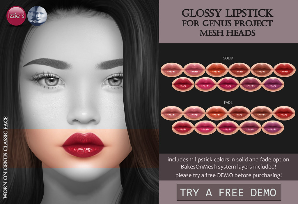 Genus Glossy Lipstick (Uber) - TeleportHub.com Live!