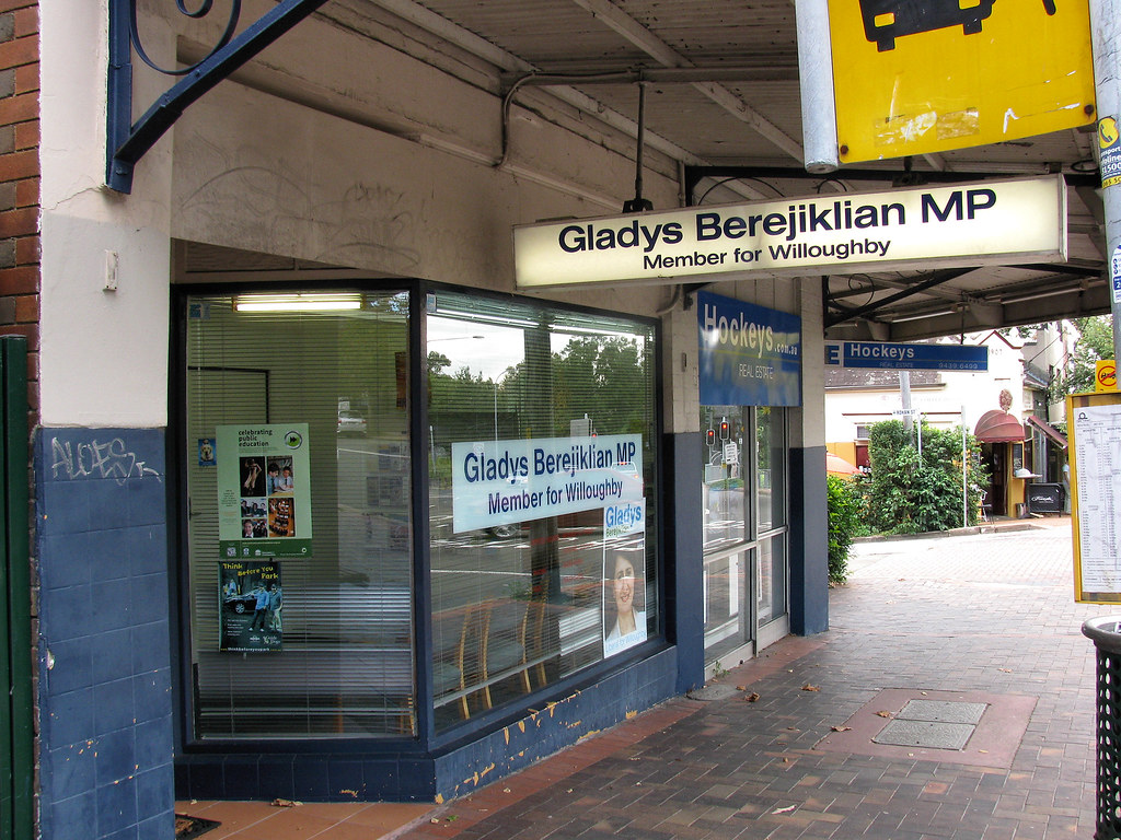Gladys Electoral Office, Willoughby, Sydney, NSW.