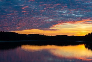 Summer Sunset over Fore River from Thompson's Point